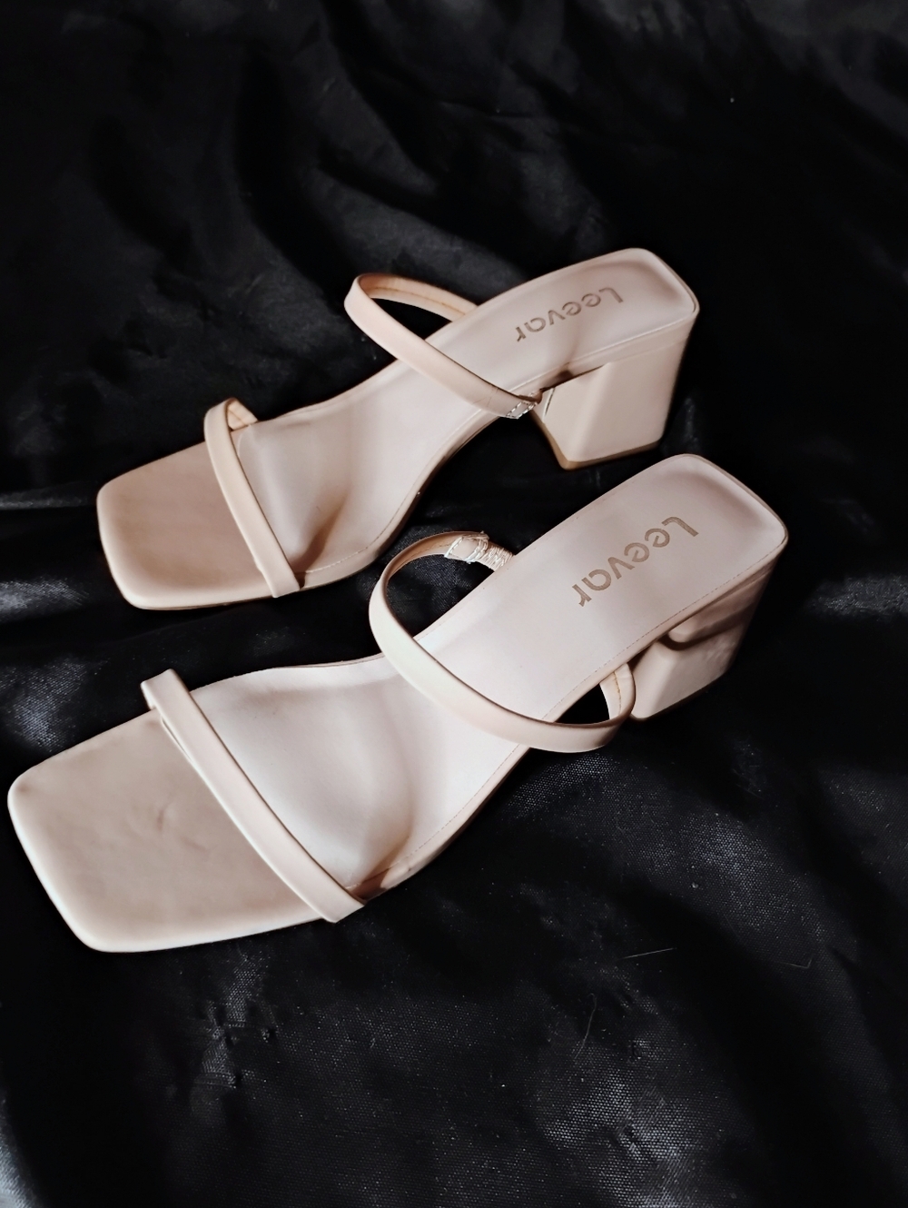 Women’s Beige Double-Strap Sandals